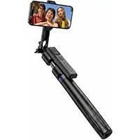 NESTLUNE TANBURO 192cm Phone Selfie Stick Tripod for iPhone 17/16/15 in Black