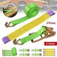 EONLION 4x Wheel Ratchet Strap Recovery in Green | Size: 100g