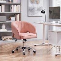 EONLION Pink Adjustable Swivel Office Chair | Size: 100 cm