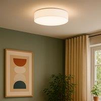 Eglo Pasteri White Fabric Ceiling Light