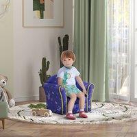 AIYAPLAY Kids Armchair Toddler Sofa Chair Bedroom Playroom in Blue