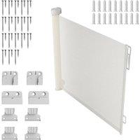 NESTLUNE White Folding Baby Toddler Stair Gates Isolation | Size: 100.8 cm - 108.8 cm