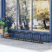 EONLION Bike Parking Rack Bicycle Locking Storage Stand in Black | Size: 0-12 m