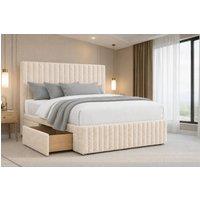 Chester & Oakley Ravello Teddy Divan 4 Drawers 12Footboard 26Headboard in Cream | Size: Double