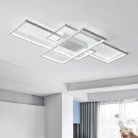 Garwarm Square Acrylic Modern Dimmable LED Ceiling Light in White