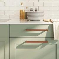 Berkfield Home Cabinet Handles 20 pcs Bronze 224 mm Stainless Steel in Brown