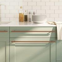 Berkfield Home Cabinet Handles 10 pcs Bronze 480 mm Stainless Steel in Brown