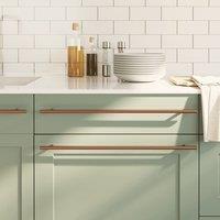 Berkfield Home Cabinet Handles 5 pcs Bronze 480 mm Stainless Steel in Brown