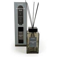 Candlelight XL Square Reed Diffuser 2000ml Amberwood & Musk in Black | Size: 2L