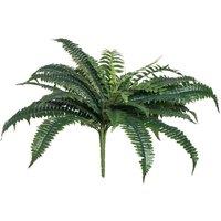 VEVOR Large Artificial Ferns 35-39 Inch Natural Spread 2 Pcs in Green