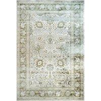 Kukoon Green Vintage Style Floral Living Room Rug | Size: 120 cm x 170 cm