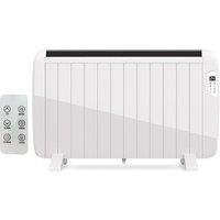 ENER-J 2000W Smart WiFi Electric Radiator Heater - Ultra-Slim 5cm Dry-Aluminium Panel, Wall Mounted or Portable, Energy Efficient & Lot 20