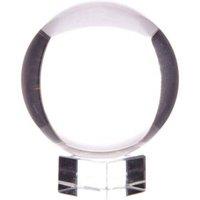 KDMD Crystal Ball on Stand 100mm High Quality Optical Glass Display in Clear