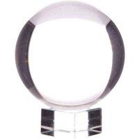 KDMD Crystal Ball on Stand 130mm High Quality Optical Glass Display in Clear