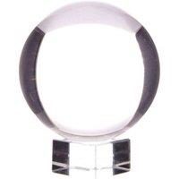 KDMD Crystal Ball on Stand 200mm High Quality Optical Glass Display in Clear