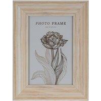 KDMD Isla Textured Warm Tone 4x6 Photo Frame with Stand in Natural