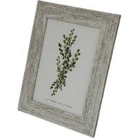 KDMD Kust 5x7 Coastal Textured Photo Frame with Driftwood Finish in Grey