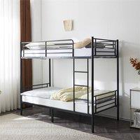 EONLION Black 3FT Metal Bunk Bed | Size: Single