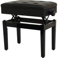 EONLION Piano stool height adjustable piano in Black | Size: 100 cm