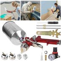 KORVIXA HVLP Spray Gun Air Spray Gun in Red