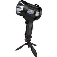 Havendro Men's Handheld LED Solar Searchlight 200kLm Boat Camp Bracket in Black