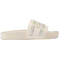 Carvela Women's 'Sicily Slider' Fabric Sandals in Gold | Size: 4