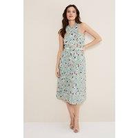 Phase Eight Women's Portia Print Midi Dress in Mint | Size: 16
