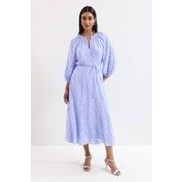 Phase Eight Women's Liona Floral Dress in Baby Blue | Size: 12
