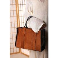 Where's That From Women's Quarry Tote bag With Top Grab Handles in Light Brown