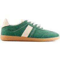 Clarks Women's Stara Walk Dark Green Suede Trainers | Size: 5-Standard Fit