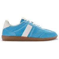 Clarks Women's Stara Walk Light Blue Suede Trainers | Size: 3-Standard Fit