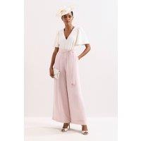 Phase Eight Women's Petite Kallie Jumpsuit in Pale Pink | Size: 16