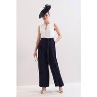 Phase Eight Women's Petite Brylee Jumpsuit in Dark Navy | Size: 12