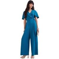 Phase Eight Women's Petite Julissa Jumpsuit in Turquoise | Size: 10