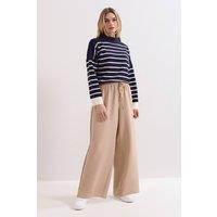 Phase Eight Women's Petite Skye Trousers in Light Tan | Size: 12