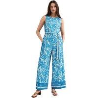 Phase Eight Women's Petite Cyra Jumpsuit in Bright Blue | Size: 14