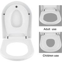 EONLION Toilet Seat for Toddlers Training Soft in White