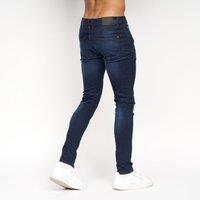 Duck&Cover Maylead Men's Slim-Fit Five-Pocket Denim Jeans in Dark Navy | Size: 34R