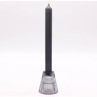 Serenityy Flip Dinner Candle Tealight Holder - Midnight Grey in Mid Grey