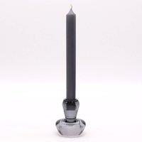 Serenityy Mushroom Flip Tealight Holder - Midnight Grey in Mid Grey