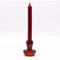 Serenityy Mushroom Flip Dinner Candle & Tealight Holder, Vampire Red in Dark Red