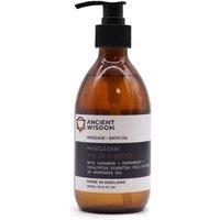 KDMD Aromatherapy Massage & Bath Oil Muscle Ease 300ml in Brown