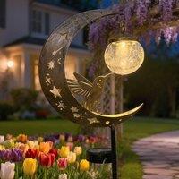 Quipulse Solar-powered Hummingbird Ground Spike Light