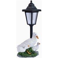 Quipulse Solar Single Vintage Street Lamp Duck Light in White