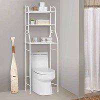 SPETLEK Bathroom Laundry Washing Machine 3 Tier Shelf in White