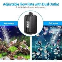 SPETLEK Silent Aquarium Air Pump Single Oxygen Outlet in Black | Size: 110 cm