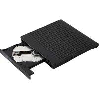 SPETLEK External CD DVD Drive for Laptop USB 3.0 Slim in Black