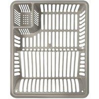 SPETLEK Plastic Large Kitchen Sink Dish Drainer Taupe | Size: 0.6m2