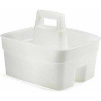 SPETLEK Handy Basket Kitchen Caddy Cutlery Handle White | Size: Large