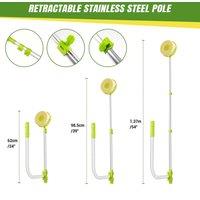 EONLION 2-in-1 Telescopic Window Cleaning Kit in Green | Size: 100 cm